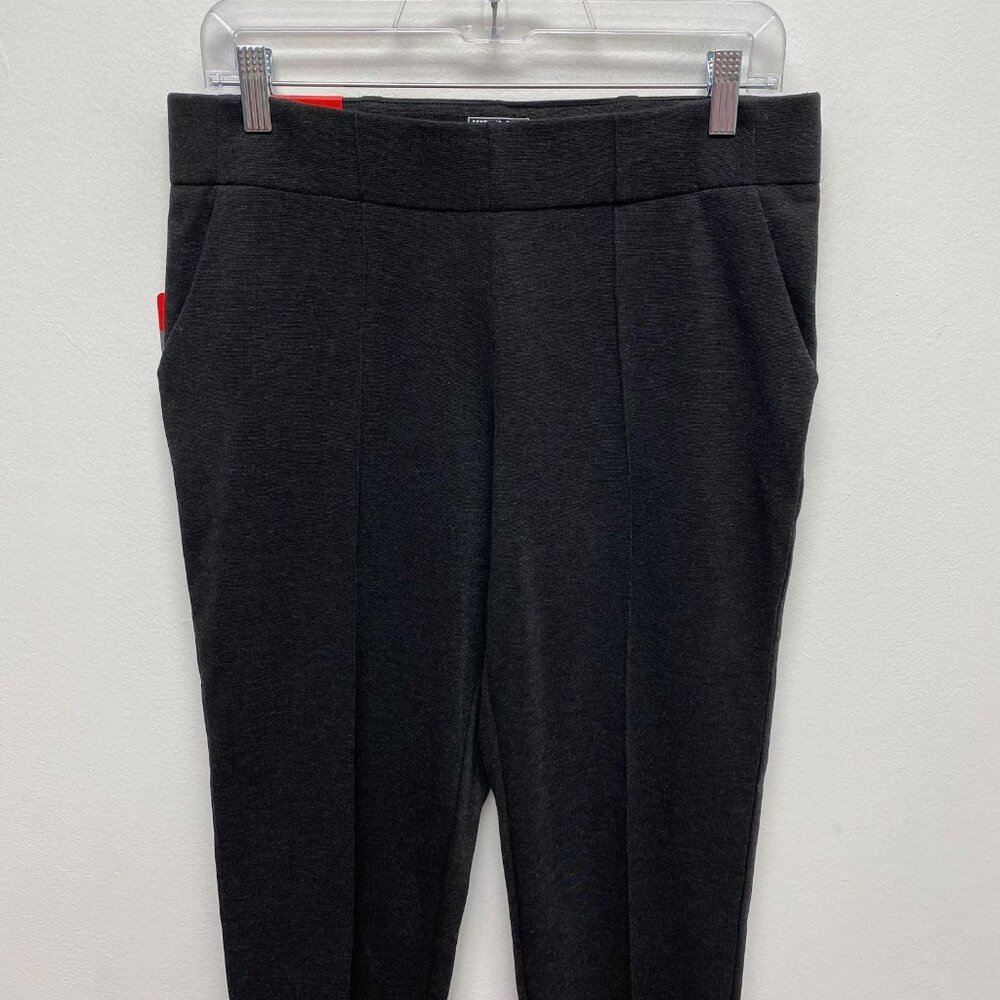 Kirkland Signature Ladiesr Pull On High Rise Wool Comfort Pants (Black, Medium) - Picture 2 of 4